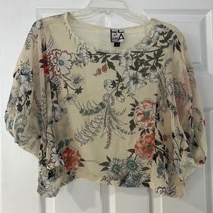 Living Doll Floral Crop Top